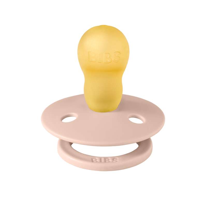 BIBS Rund Colour Napp - Stl. 3 - Naturgummi - Ladybug Studio - Blush