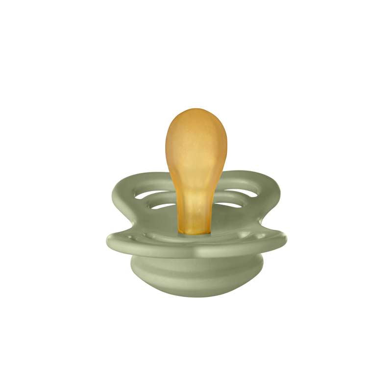 Bibs Supreme Napp - strl. 1 - naturgummi - Sage 