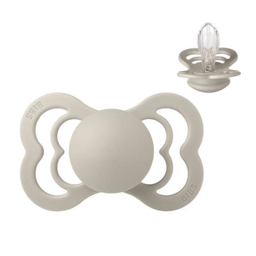 BIBS Symmetrisk Supreme Napp - Stl. 2 - Silikon - Sand