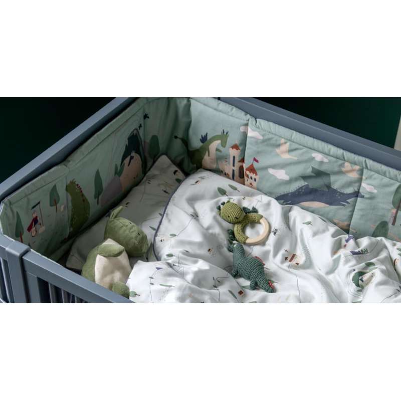 Sebra Sängkläder - Baby - Dragon Tales - GOTS Certifierad