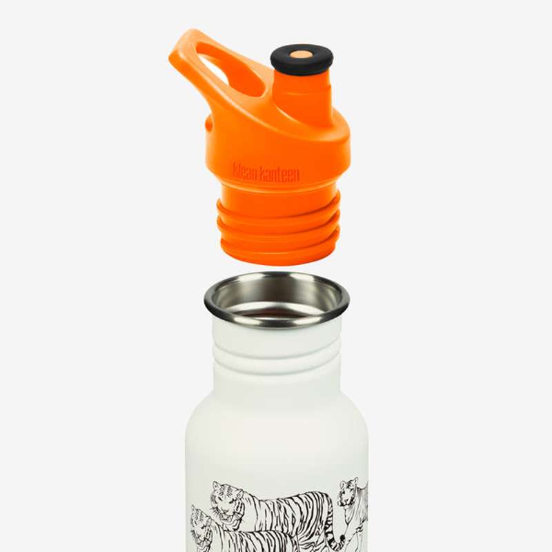 Klean Kanteen Classic Drickflaska - Kid SportCap - 355ml - Tigers 