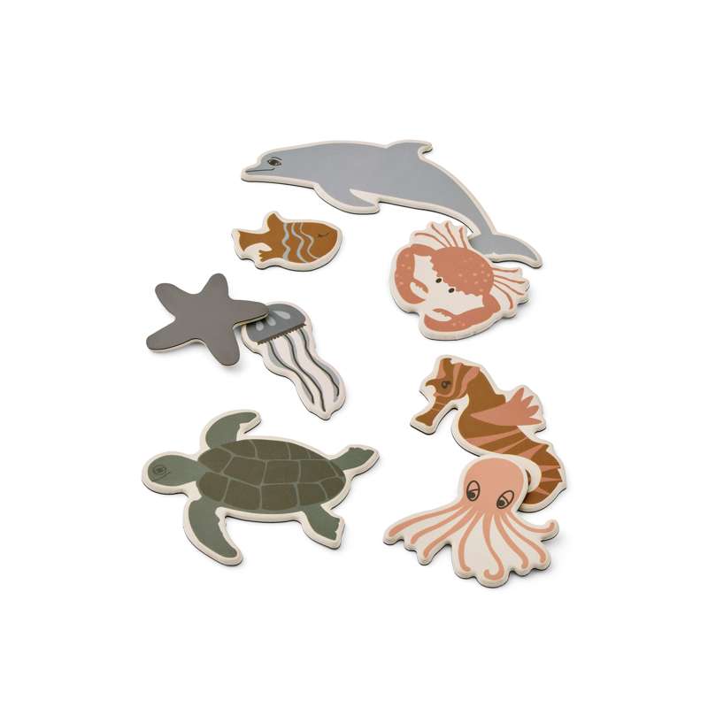 Liewood Vento Sea Creature Magnets - Sea Creature/Sandy
