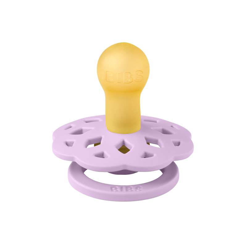 Bibs Boheme Napp - strl. 1 - naturgummi - Violett himmel 