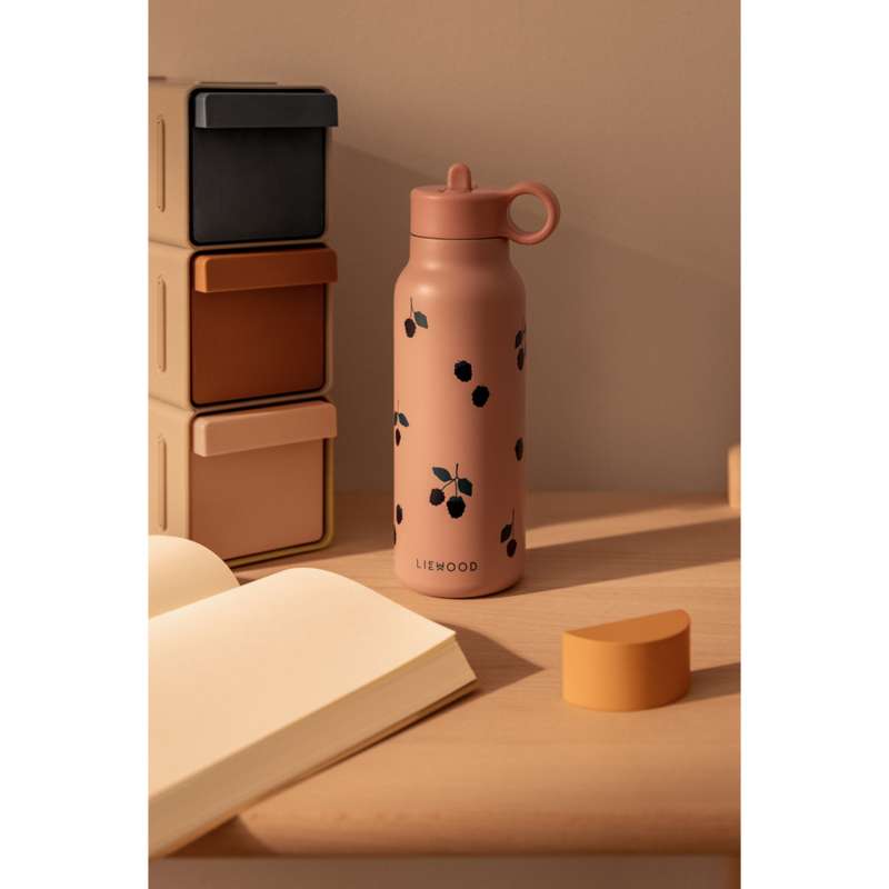 Liewood Falk Drikkedunk - Rustfrit Stål - 350 ml. - Berry/Pale Tuscany