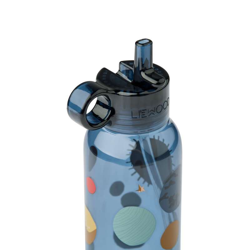 Liewood Yang Drikkedunk - Tritan m. Silikonecover - 500 ml. - Universe/Classic Navy