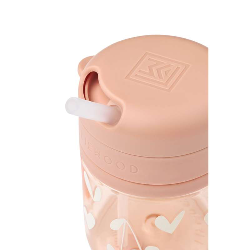 Liewood Pavia Sugerørskop - Tritan - 280ml - Sweethearts/Pale Tuscany