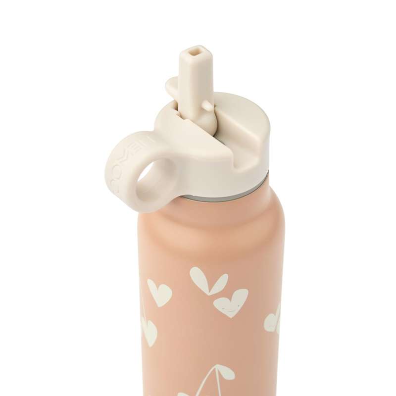 Liewood Falk Drikkeflaske - Rustfrit Stål - 350ml - Sweethearts/Pale Tuscany