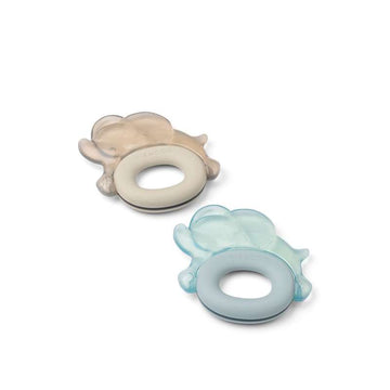 Liewood Rita Kylande Elefantbiteringar - 2 st - Sandy/Dove Blue 