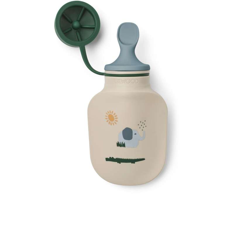 Liewood Lizzie Smoothie Flaske - 2-pak - Safari Sandy Mix