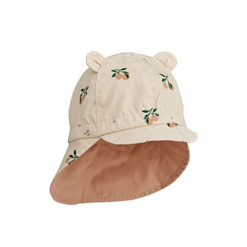 Liewood Gorm Vendbar Solhat m. Ører - Hør - Peach Seashell/Pale Tuscany