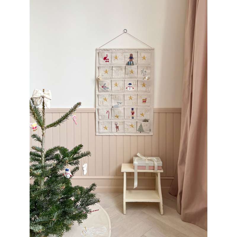Cam Cam Copenhagen Julkalender - GOTS - Beige