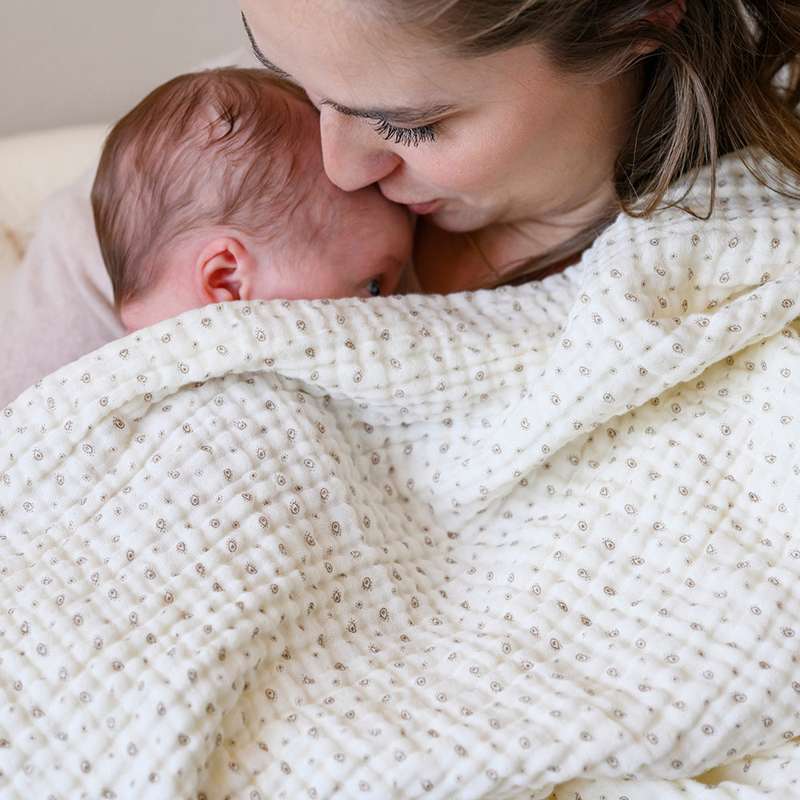 Cam Cam Copenhagen Muslin Babyfilt - GOTS - Rowan 