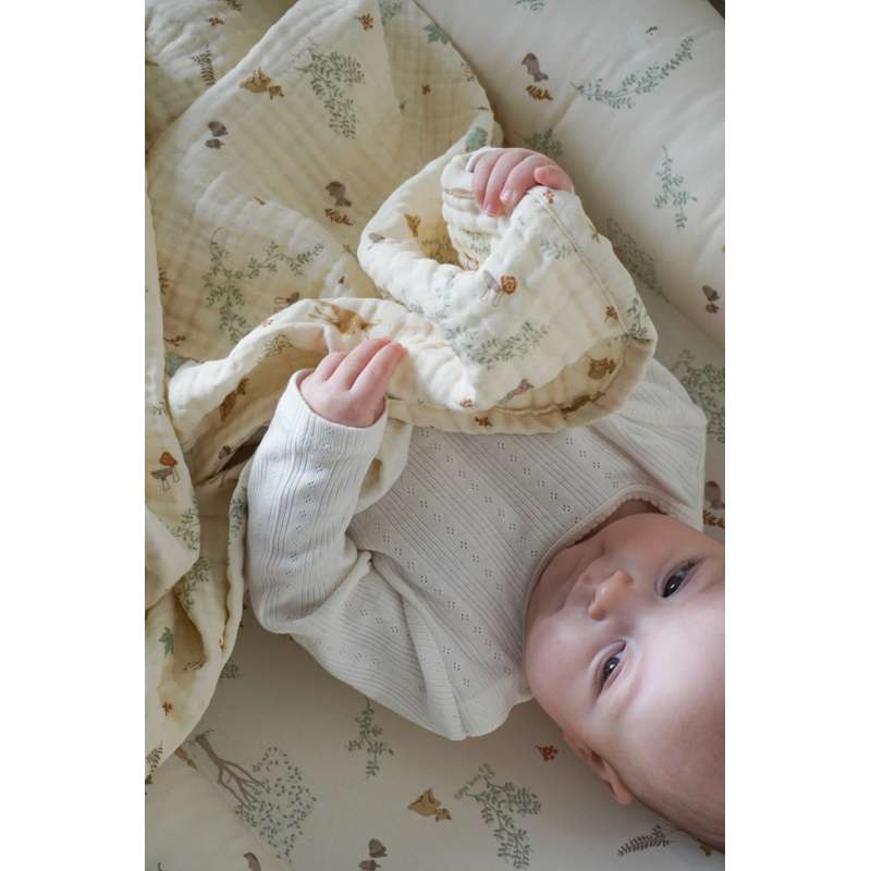 Cam Cam Copenhagen muslinfilt för baby - GOTS - Woodland
