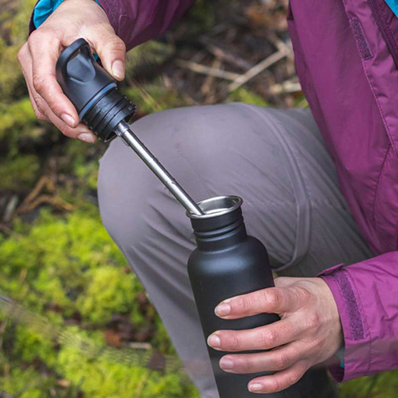 Klean Kanteen Classic Drikkedunk - Flip/Seal SportCap - 800ml - Black