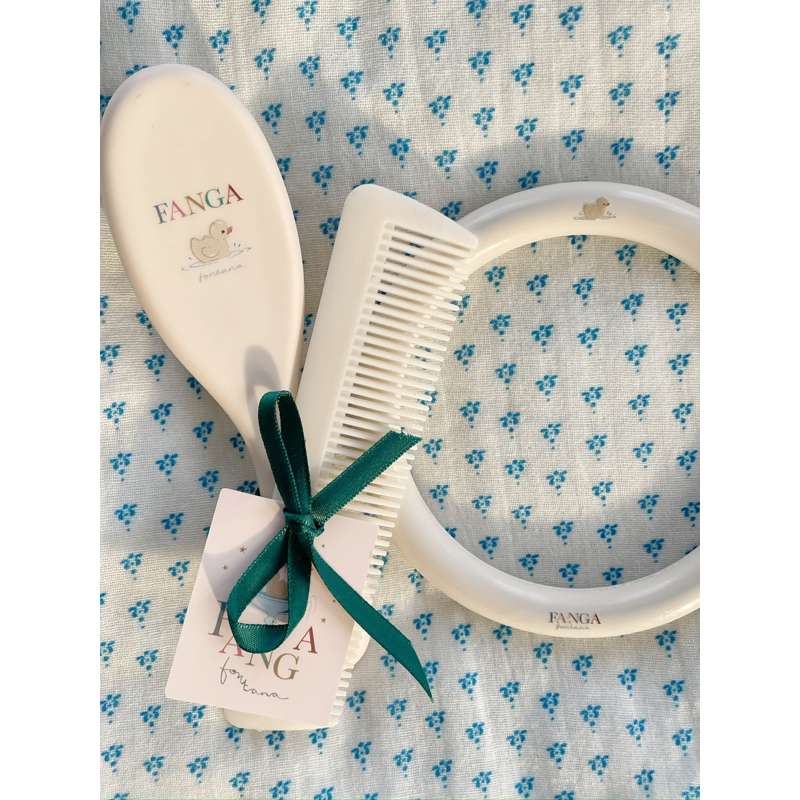 Fanga Fontana Hårbørste Sæt - Baby - Beige