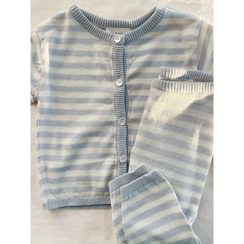 Fanga Fontana Venti Cardigan - Strik - GOTS - Gray Dawn