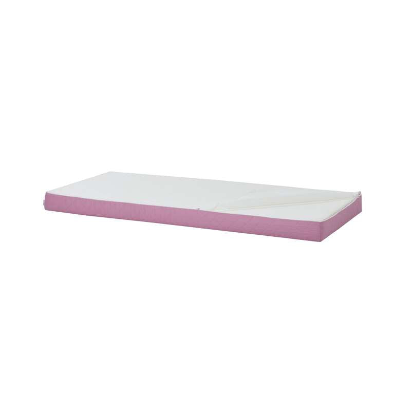 Hoppekids Quiltet Betræk til Madras - 12 cm. - Flere Størrelser - Lys Pink