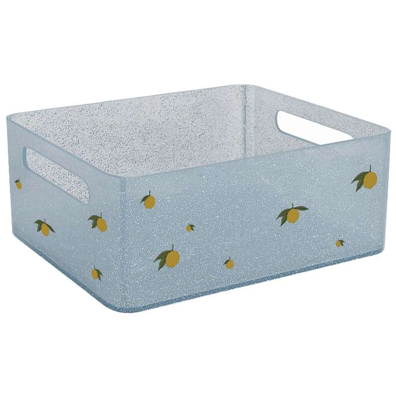 Konges Sløjd Opbevaringskasser - Glitter - 2-pak - Sparkling Blue