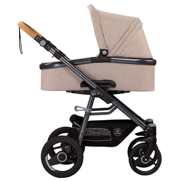 Naturkind Barnvagn - Lux Evo - 77cm. - Sand