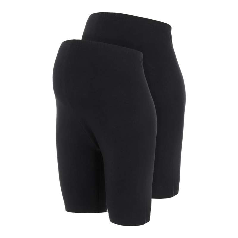 Mamalicious MLSANNI Graviditets-Cykelshorts -2-pack - Svart 