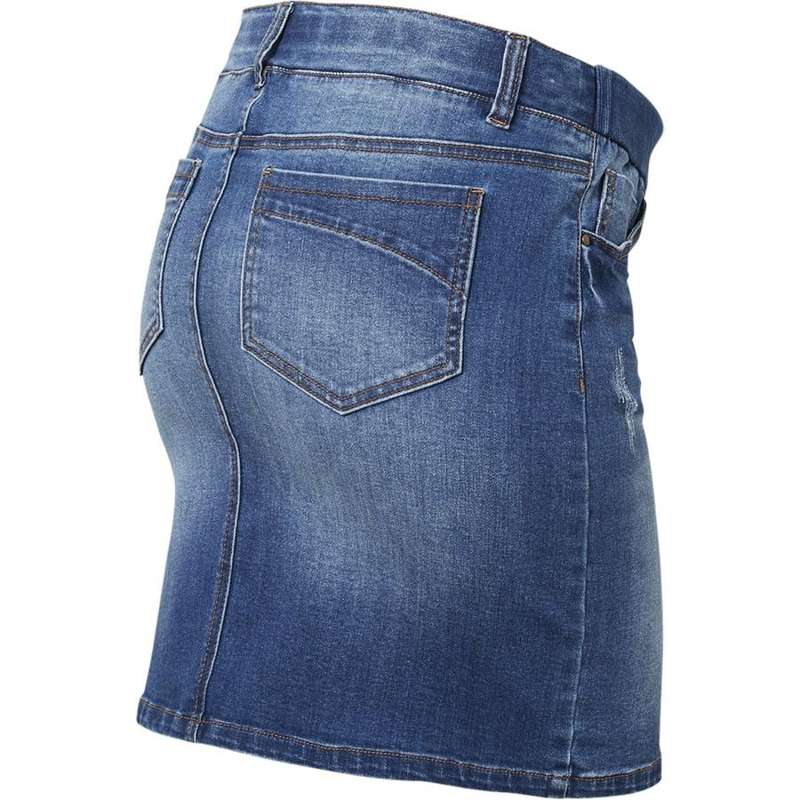Mamalicious Montego Denimnederdel - Blå