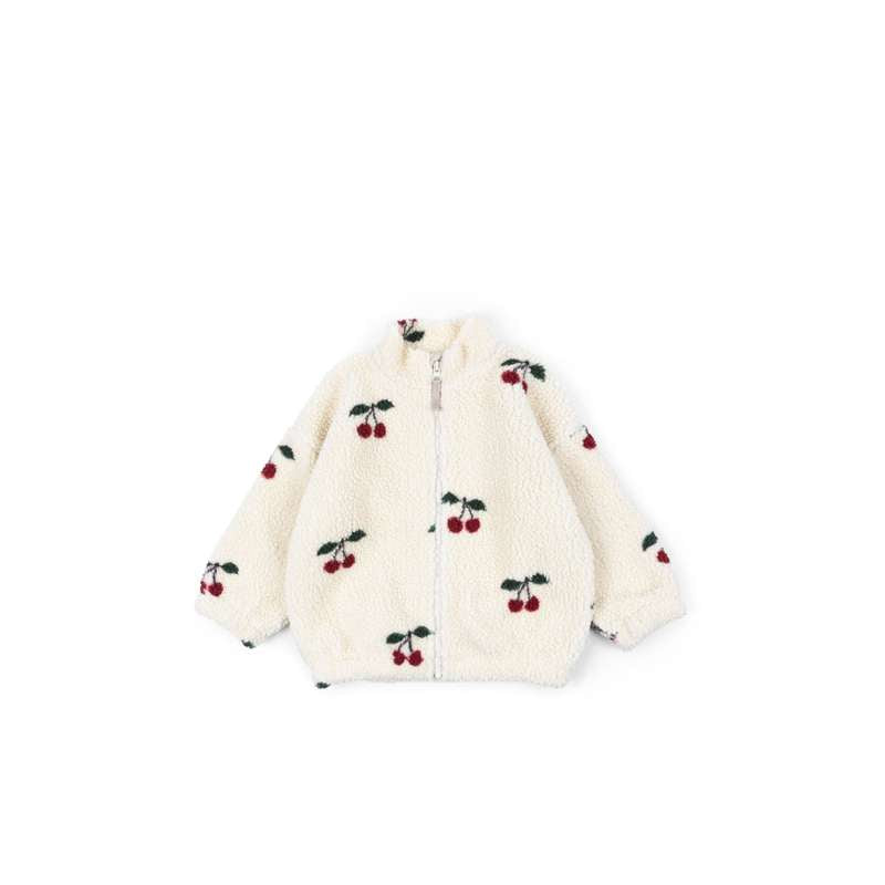 Konges Sløjd Jody Teddyjacka - Körsbär