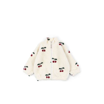 Konges Sløjd Jody Teddyjacka - Körsbär