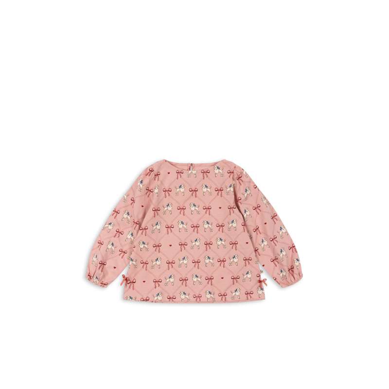 Konges Sløjd Drey T-Shirt med slitsar - GOTS - Pudel