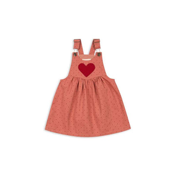 Konges Sløjd Nola Spencer Klänning - GOTS - Mahogny Prick