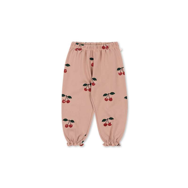 Konges Sløjd Malli Cherry Glitter Byxor - GOTS - Ma Grande Cerise Glitter Mellow