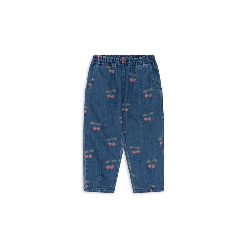 Konges Sløjd Magot Fläsebukser - GOTS - Ma Grande Cerise/Denim 