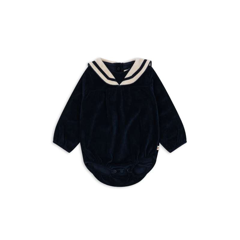 Konges Sløjd Matelot Romper - GOTS - Navy Blazer