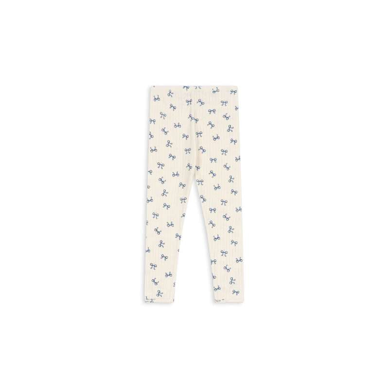 Konges Sløjd Minnie Byxor - GOTS - Bow/Bleu 