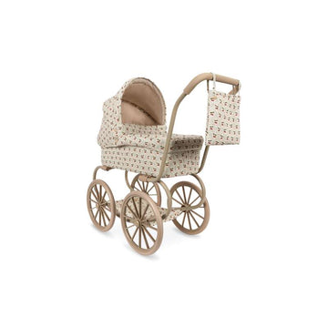 Konges Sløjd Minnie Dukkevogn - Cherry Motif