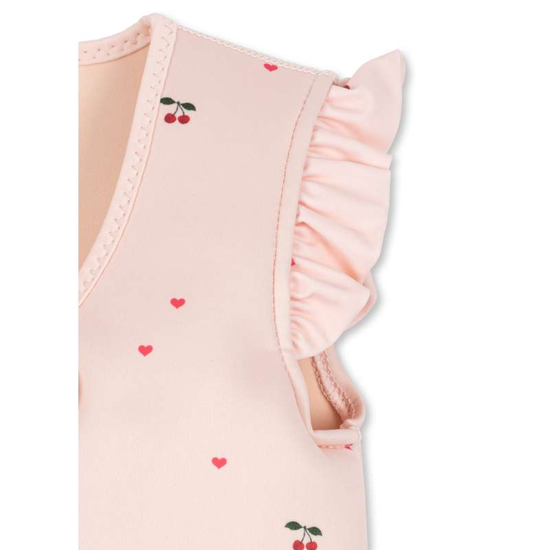 Konges Sløjd Avery neoprenbadväst - Cherry Coeur Rose 
