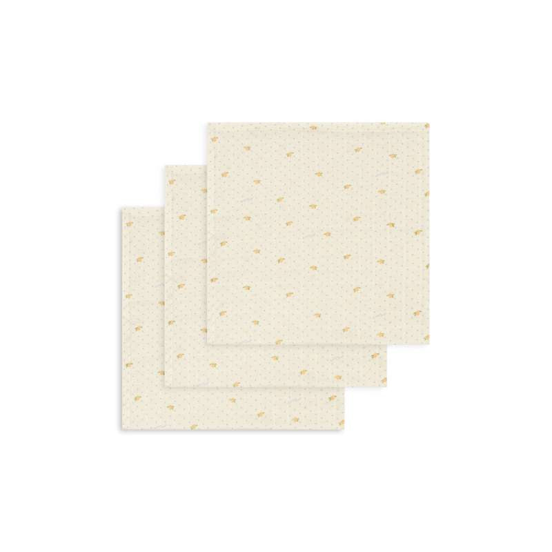 Konges Sløjd Muslin Stofbleer - 3-pak - Lemon Dot