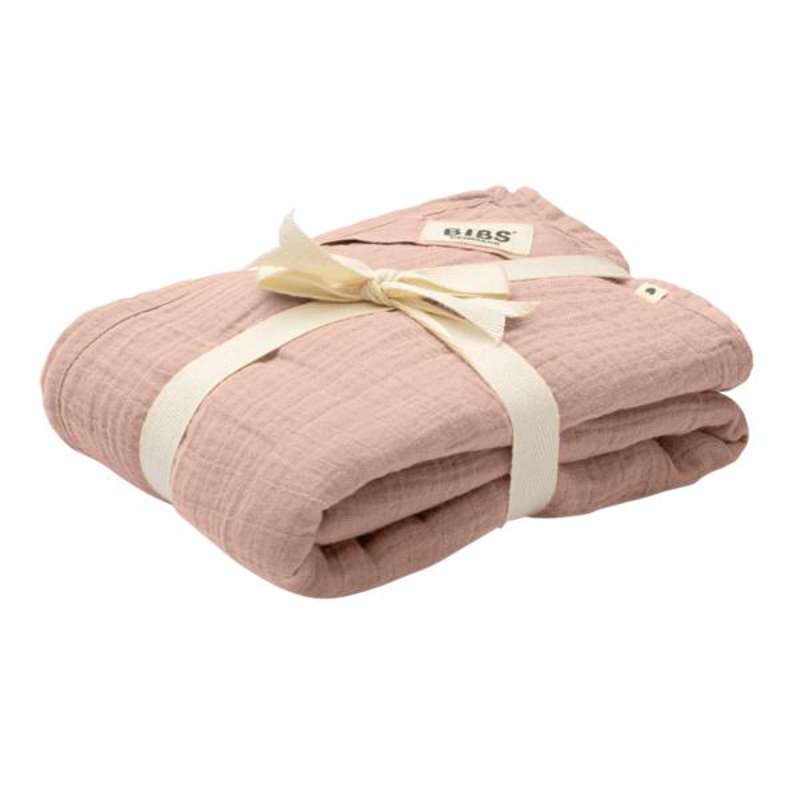 BIBS Sleep - Mussel Bebisfilt - 120x120 cm. - Blush