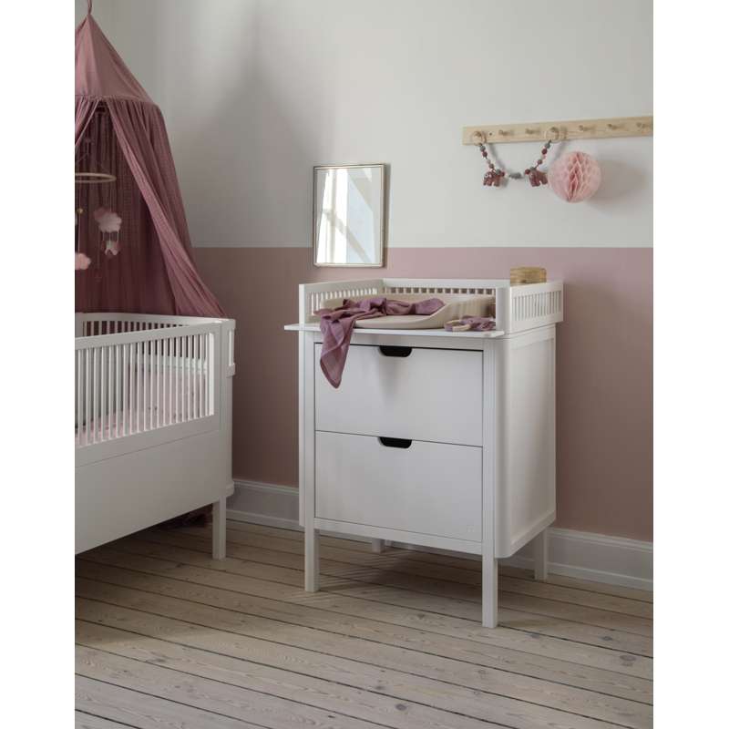 Sebra Skötbordet med Lådor - Classic White 
